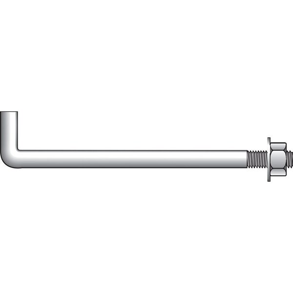 Hillman 5/8 in. D X 16 in. L Steel Round Head Anchor Bolts 10 pk 260387 - main
